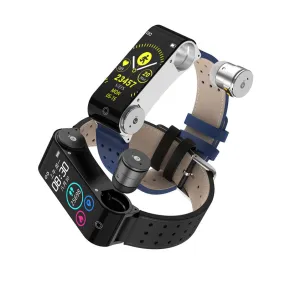 2-in-1 Ear Bud w/Fitness Tracker Bracelet