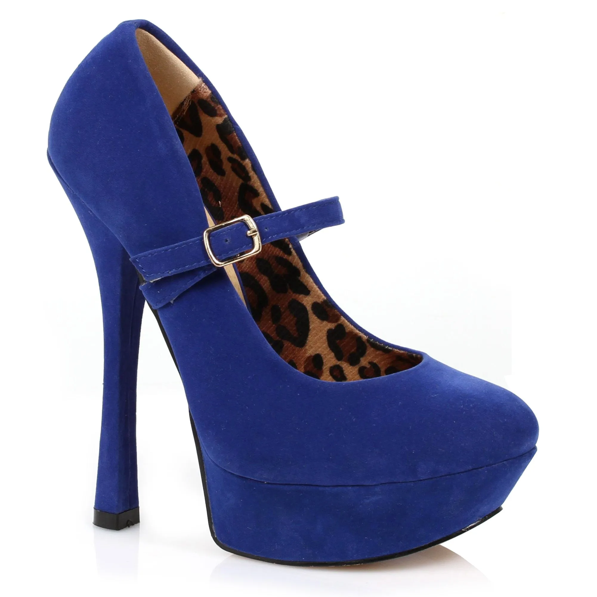 633-PAYTON-V 6"Fetish Pump In Velvet