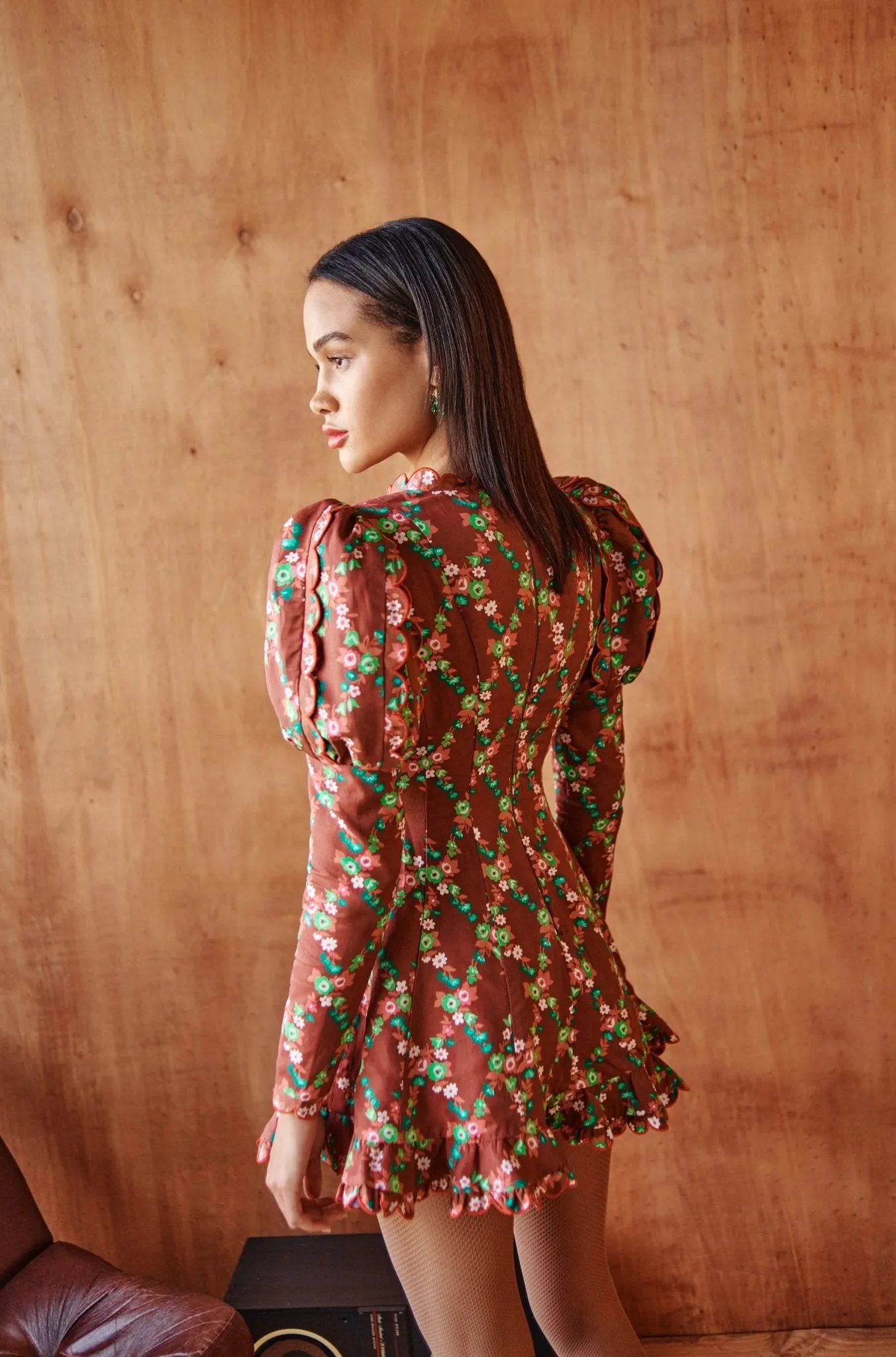 Acacia Dress-Brown