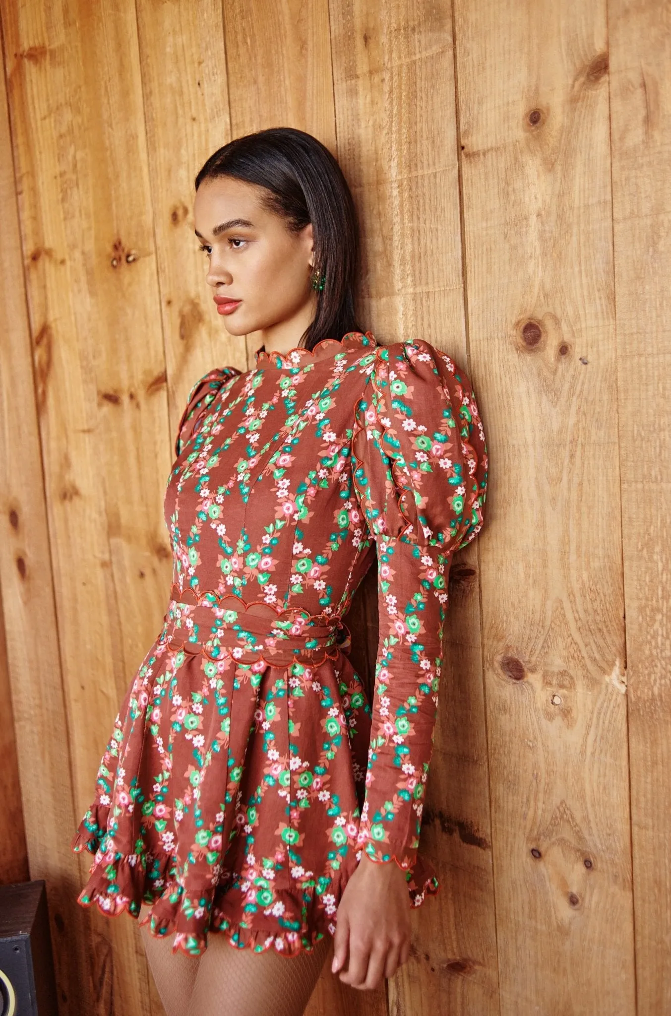 Acacia Dress-Brown