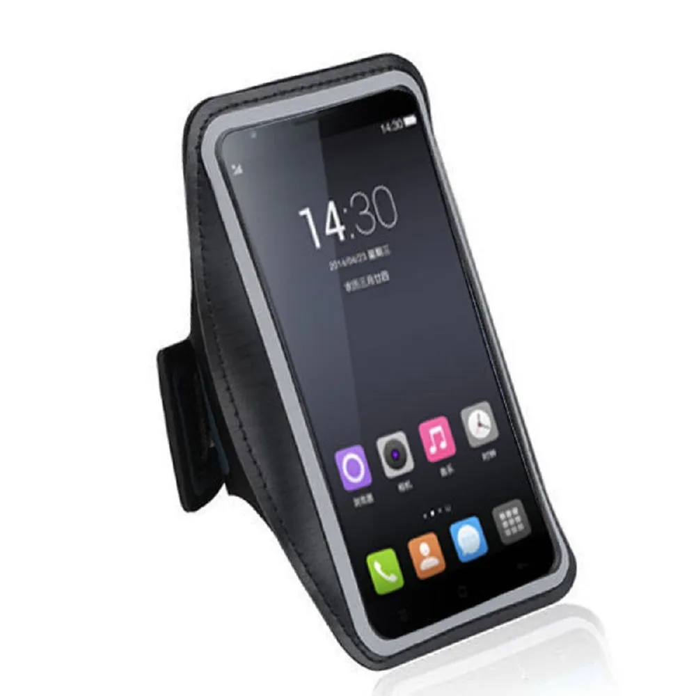 Armband Professional Cover Neoprene Waterproof Wraparound Sport with Buckle for Huawei P Smart (2019) - Black