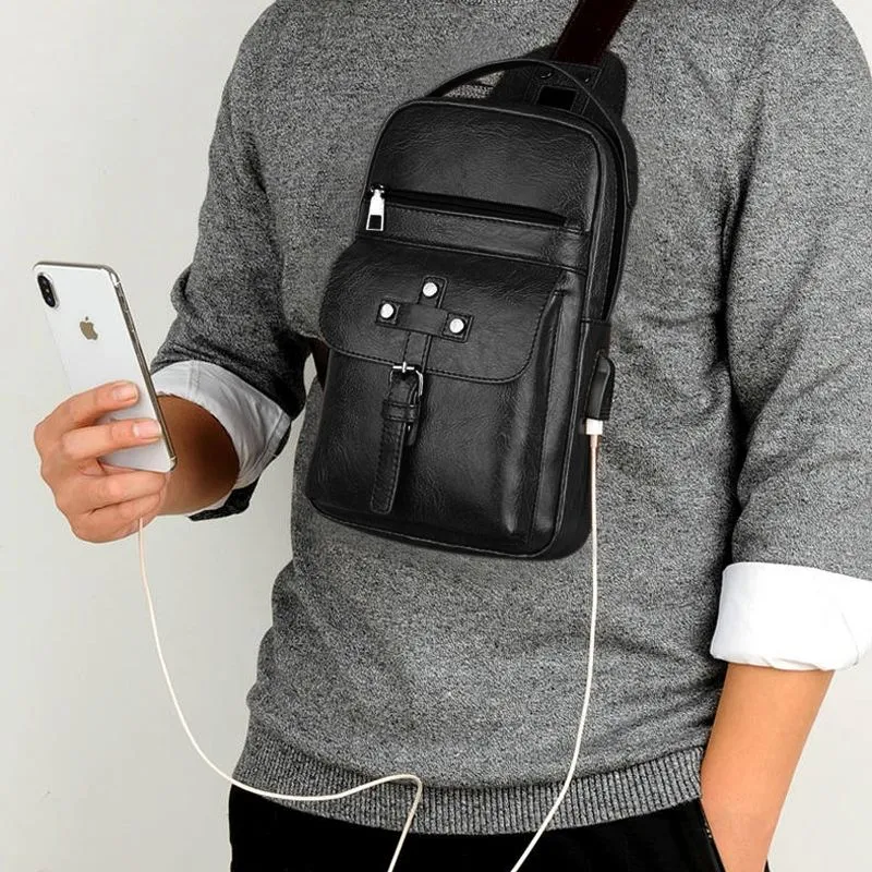 Backpack Waist Shoulder bag compatible with Ebook, Tablet and for Huawei P Smart  (2019) - Black