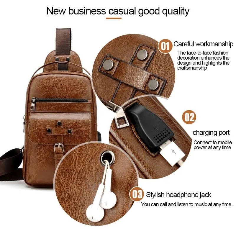 Backpack Waist Shoulder bag compatible with Ebook, Tablet and for Huawei P Smart  (2019) - Black