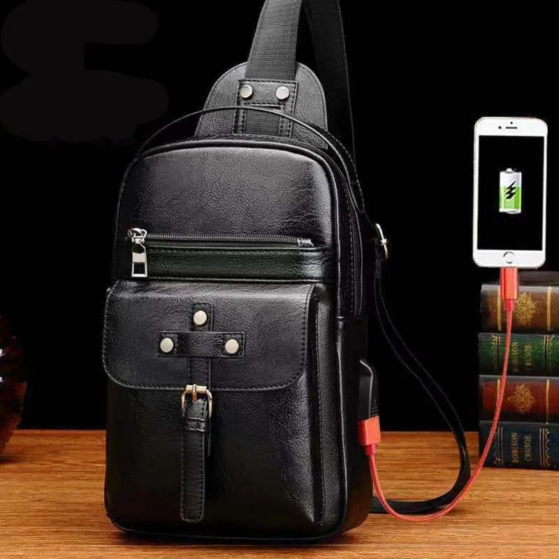 Backpack Waist Shoulder bag compatible with Ebook, Tablet and for Huawei P Smart  (2019) - Black