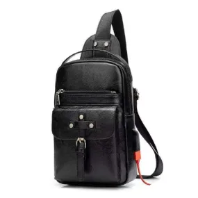 Backpack Waist Shoulder bag compatible with Ebook, Tablet and for Huawei P Smart  (2019) - Black