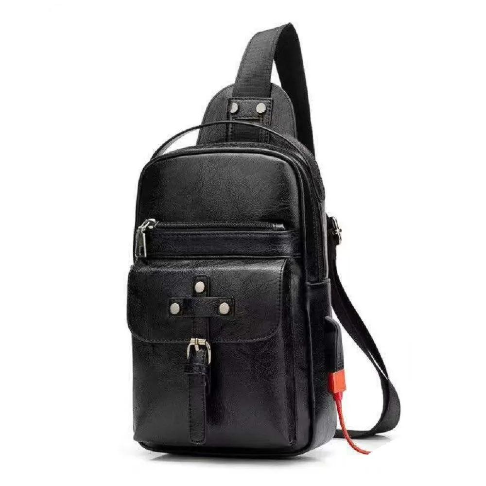 Backpack Waist Shoulder bag compatible with Ebook, Tablet and for Huawei P Smart  (2019) - Black