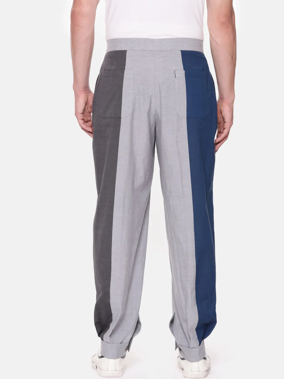 Cotton Tri Color Pants - MMP0123