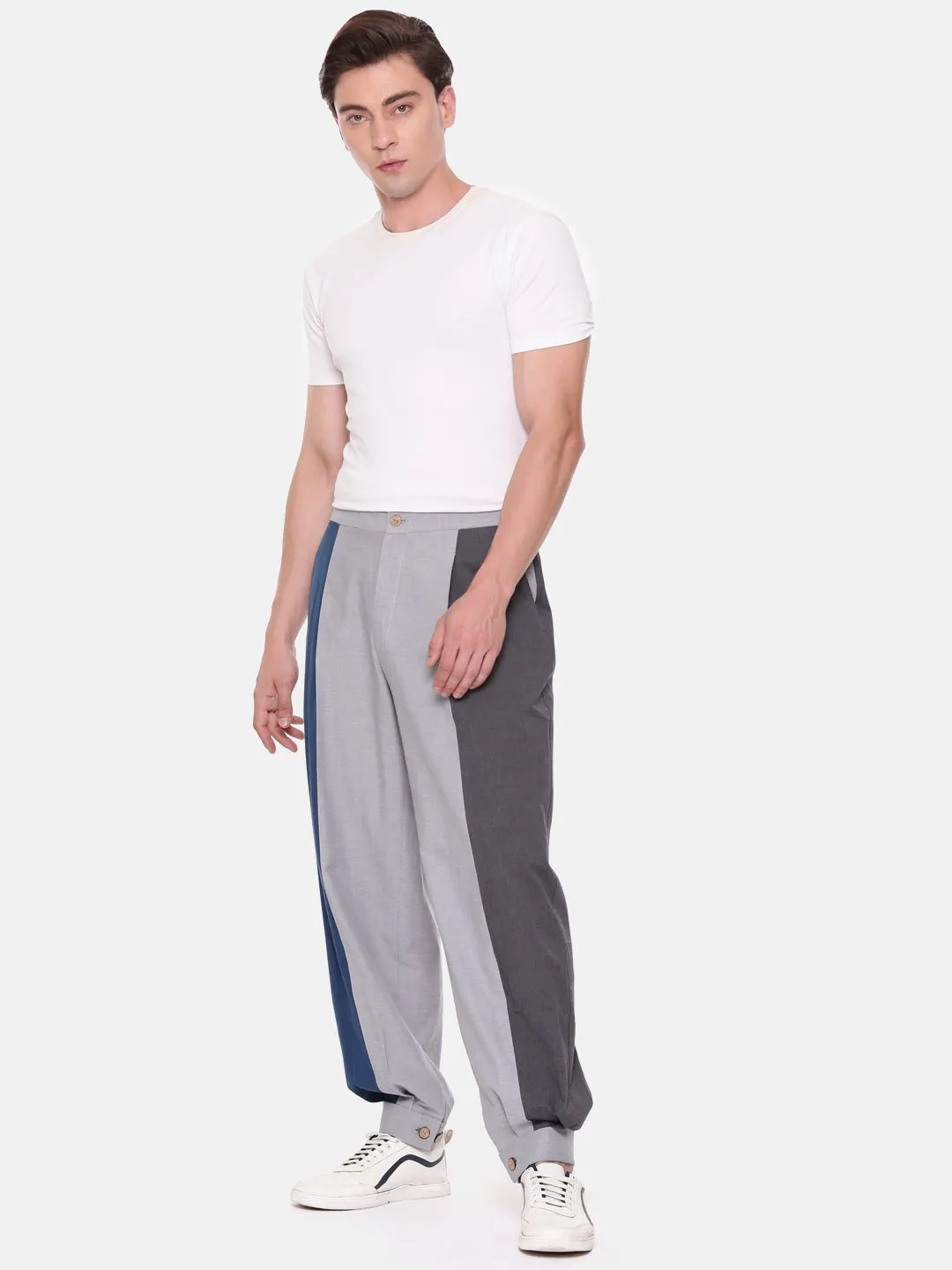 Cotton Tri Color Pants - MMP0123