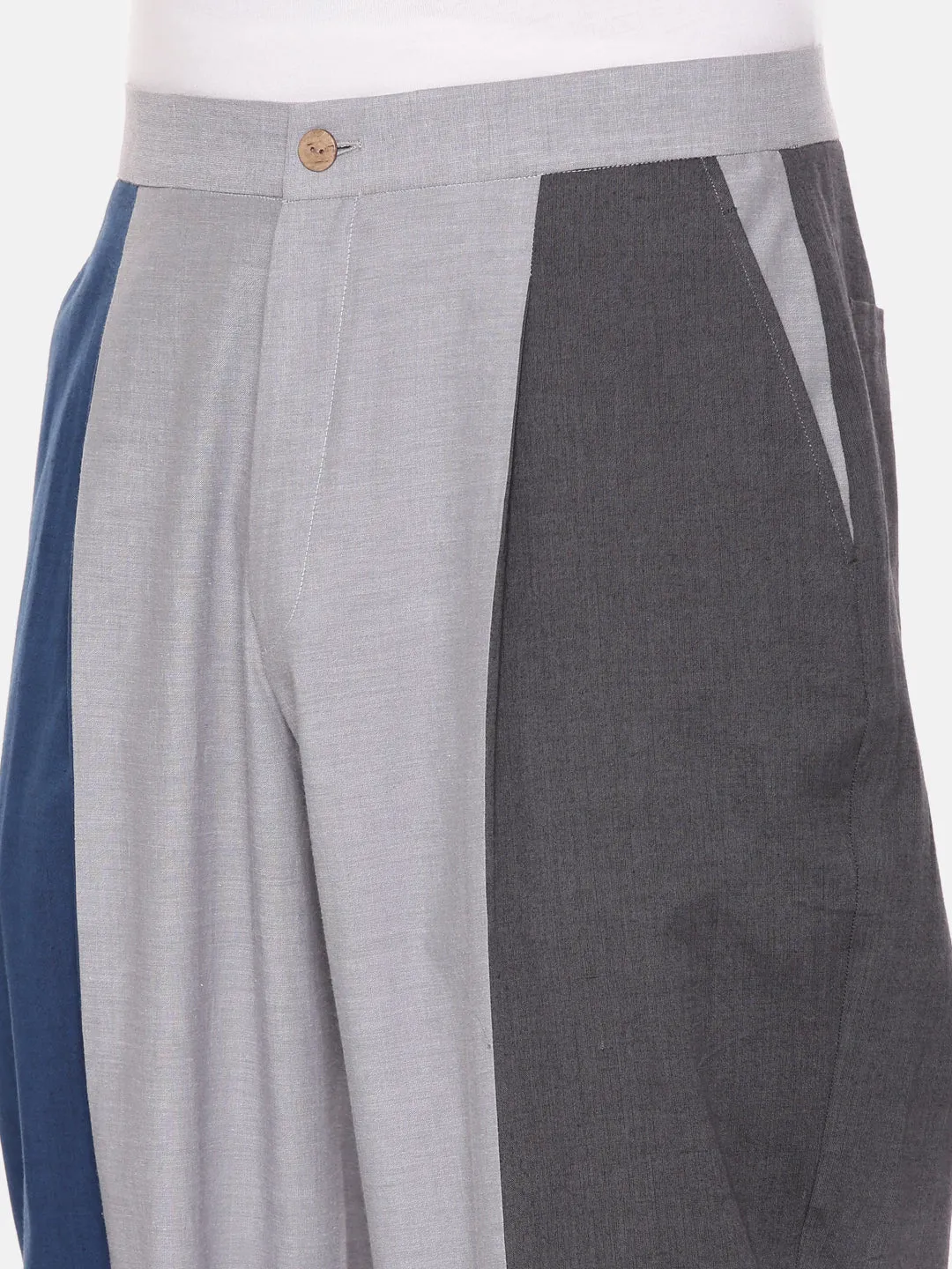 Cotton Tri Color Pants - MMP0123