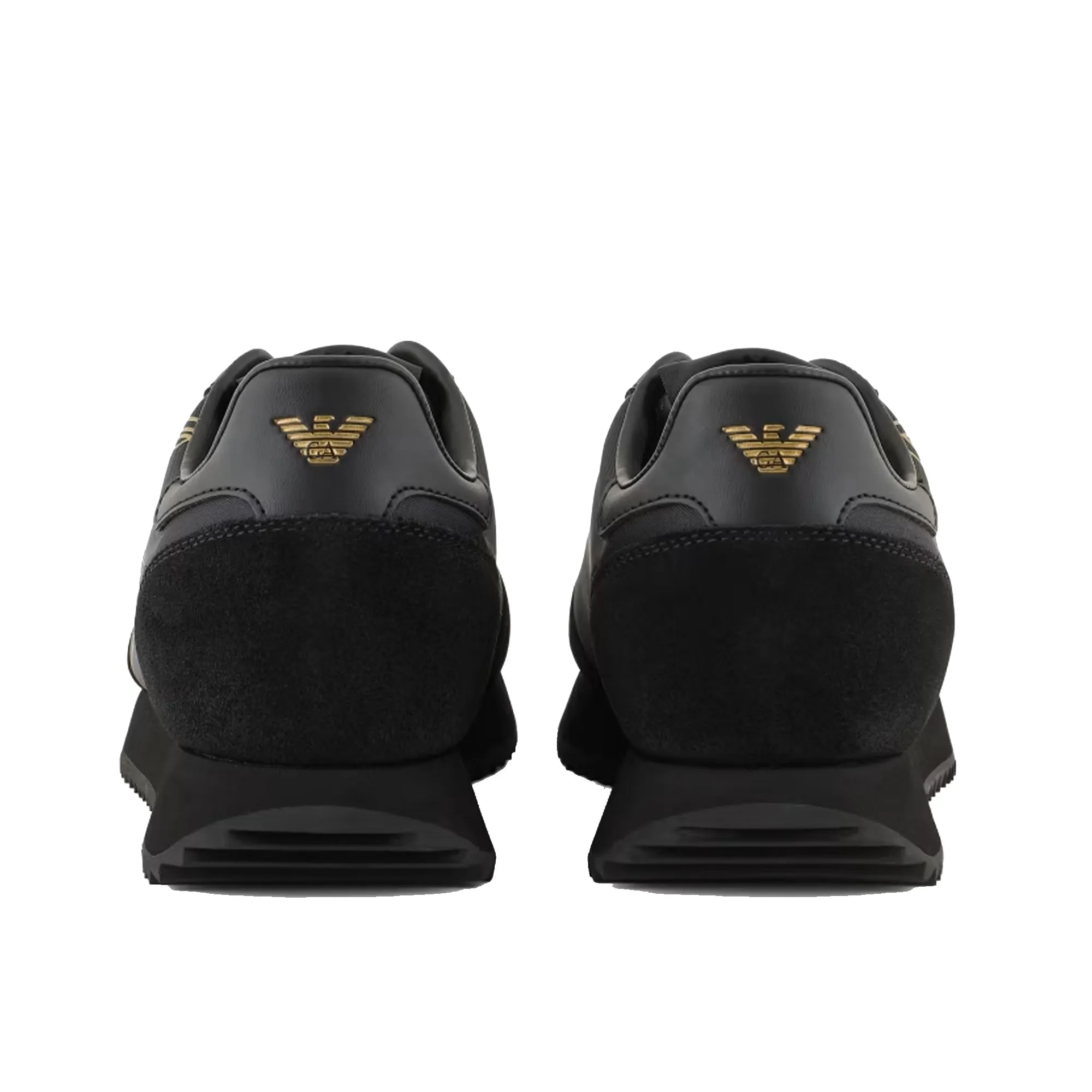 EA7 Emporio Armani Vintage Trainers Triple Black/Gold
