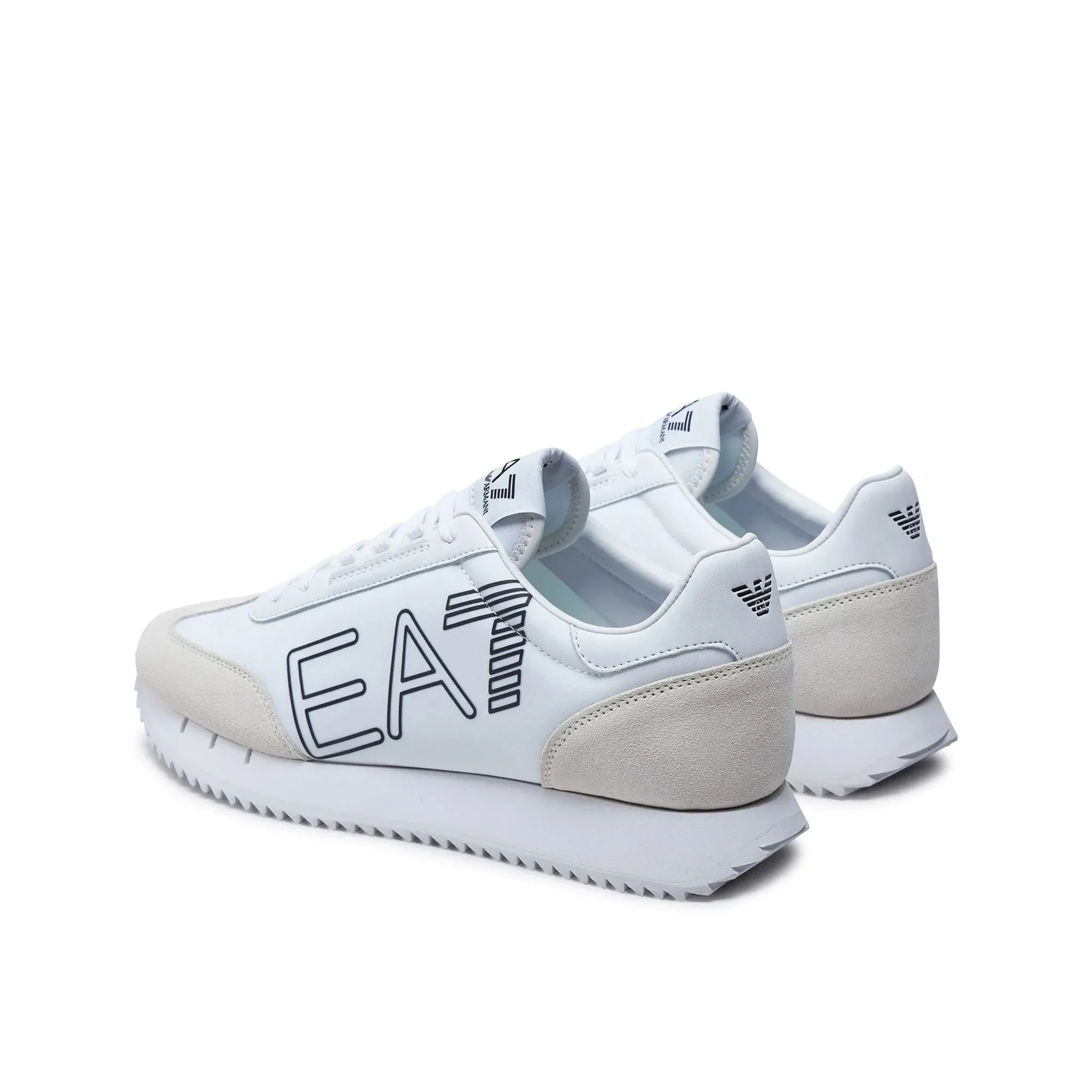 EA7 Emporio Armani Vintage Trainers White/Black