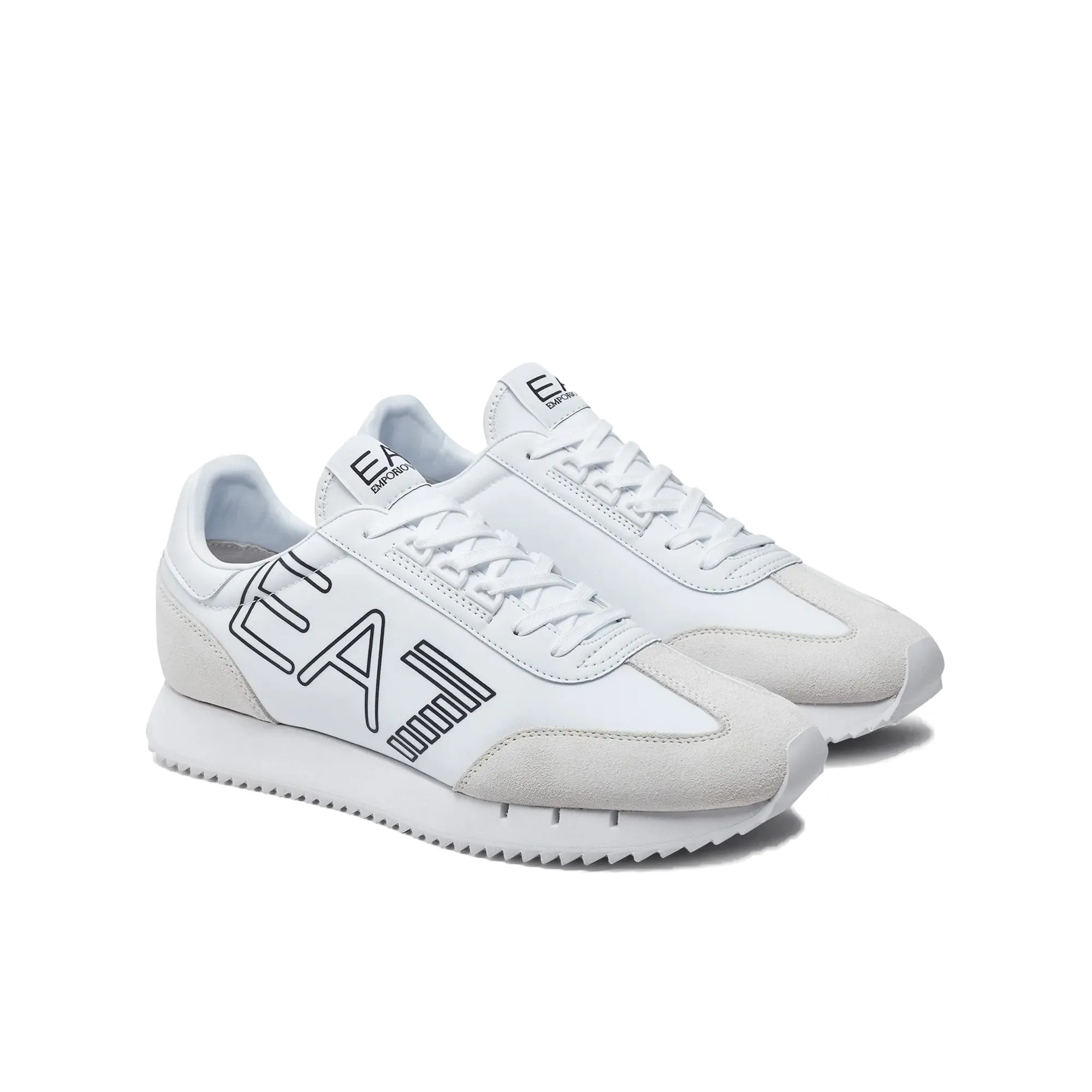 EA7 Emporio Armani Vintage Trainers White/Black