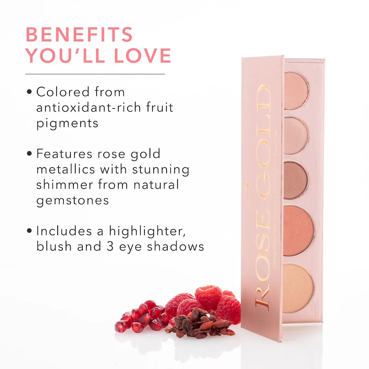 Fruit Pigmented Rose Gold Palette
