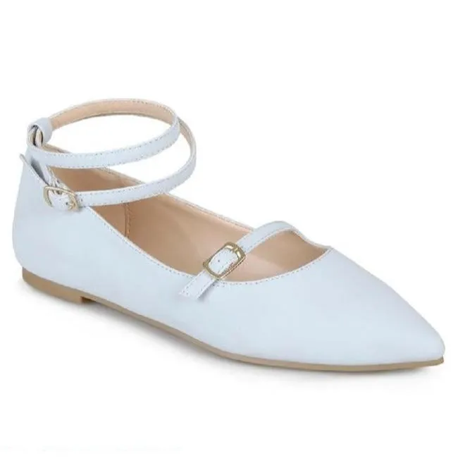 Journee Collection Cornflower Blue Flats Regular M B