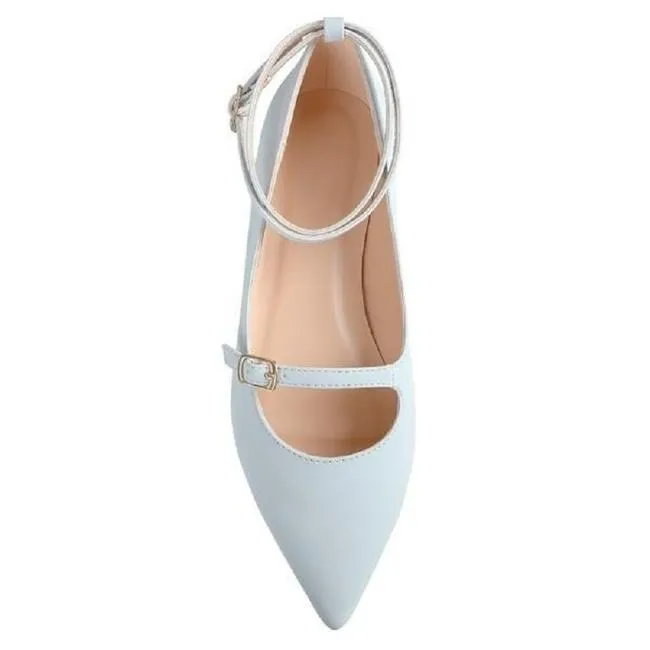 Journee Collection Cornflower Blue Flats Regular M B