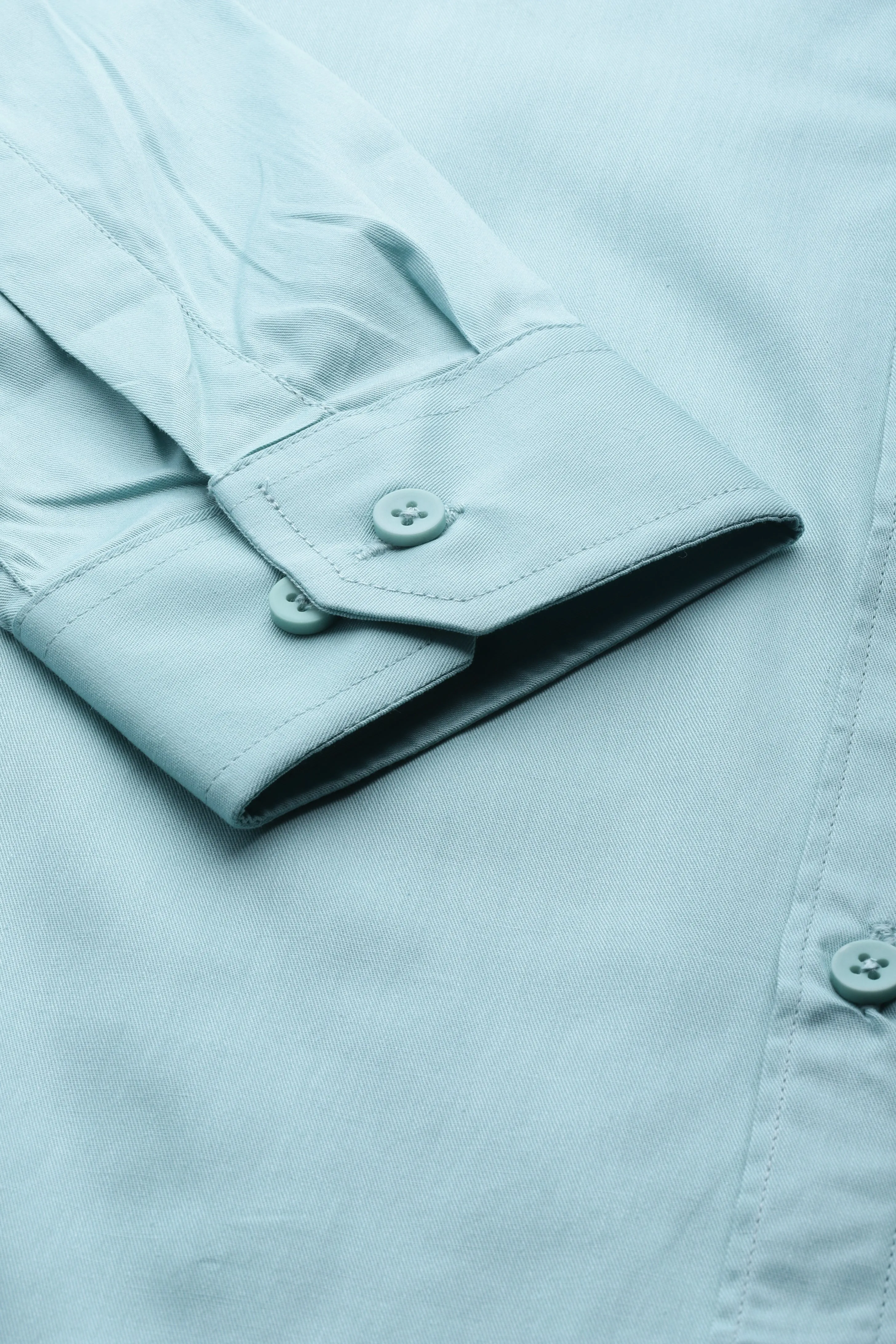 Men Green Smart Slim Fit Bio-Engineered Quick-Dry Odour-Free Formal Shirt