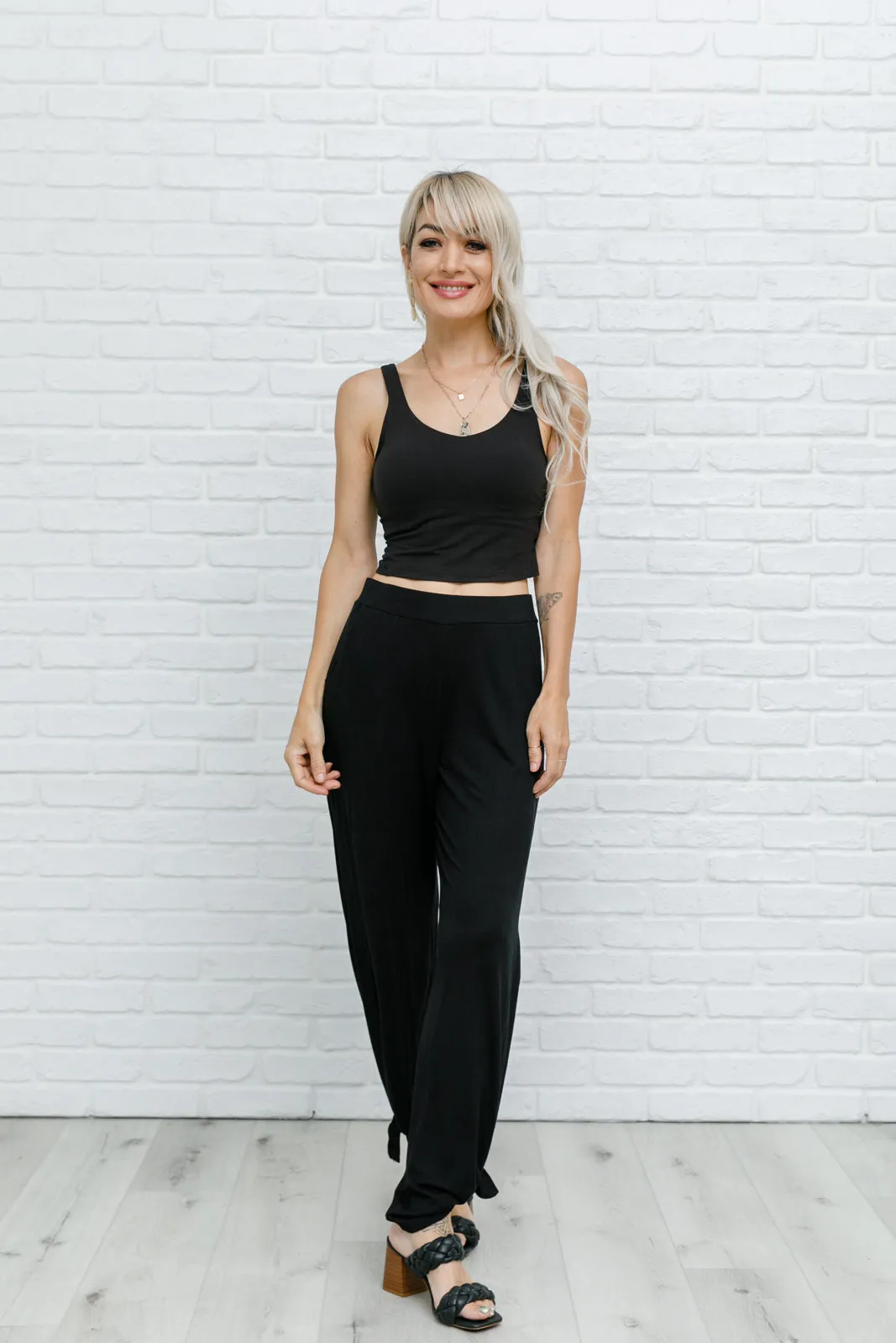 ONLINE EXCLUSIVE Move With Me Black Tank