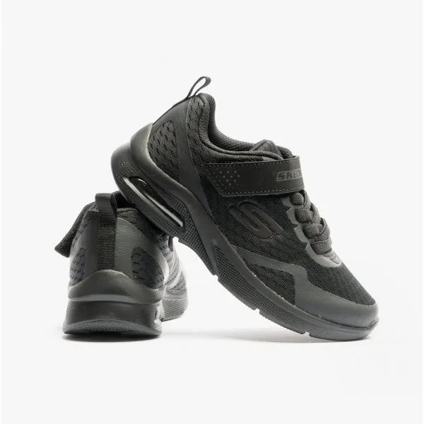 Skechers 403775L/BBK MICROSPEC MAX - TORVIX Boys Trainers Black