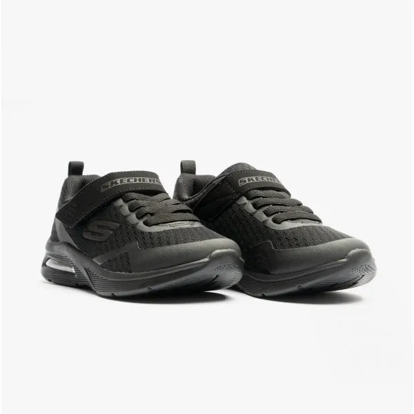 Skechers 403775L/BBK MICROSPEC MAX - TORVIX Boys Trainers Black