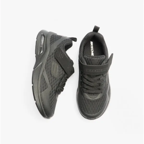 Skechers 403775L/BBK MICROSPEC MAX - TORVIX Boys Trainers Black