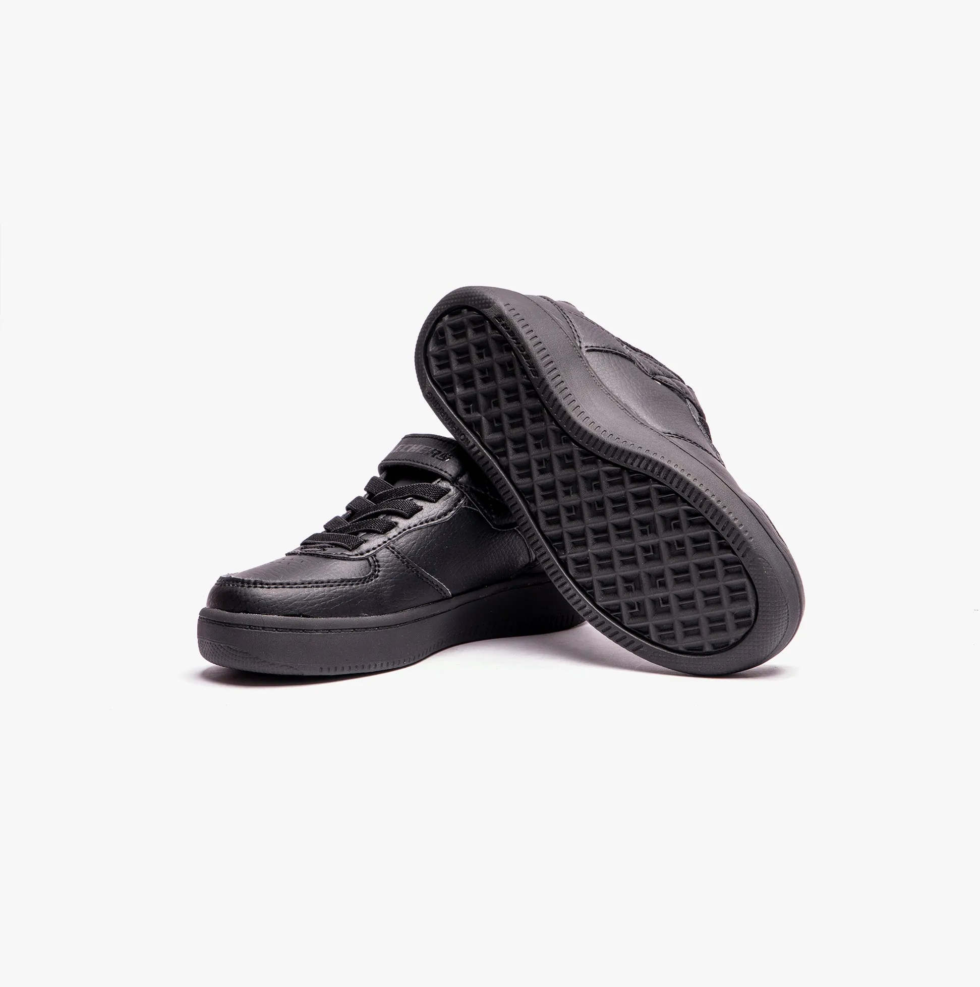 Skechers 405697L/BBK SPORT COURT 92-ZELDER Boys Trainers Black