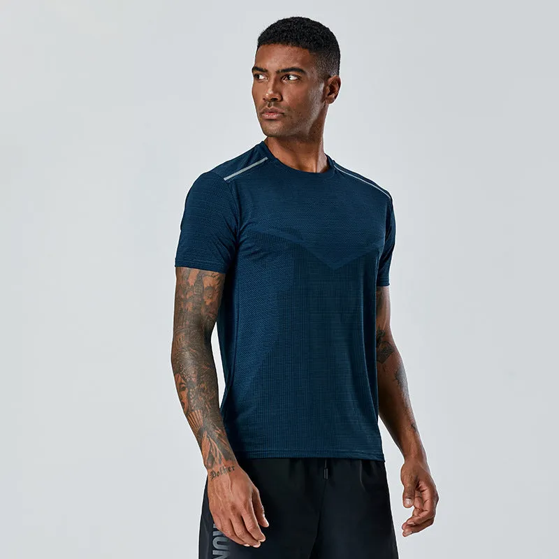 Summer Quick-Dry Reflective Sport T-Shirt for Active Lifestyles