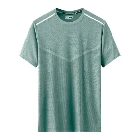 Summer Quick-Dry Reflective Sport T-Shirt for Active Lifestyles