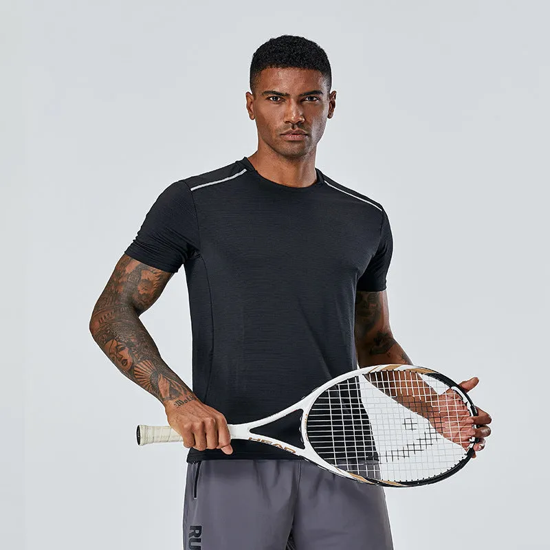 Summer Quick-Dry Reflective Sport T-Shirt for Active Lifestyles