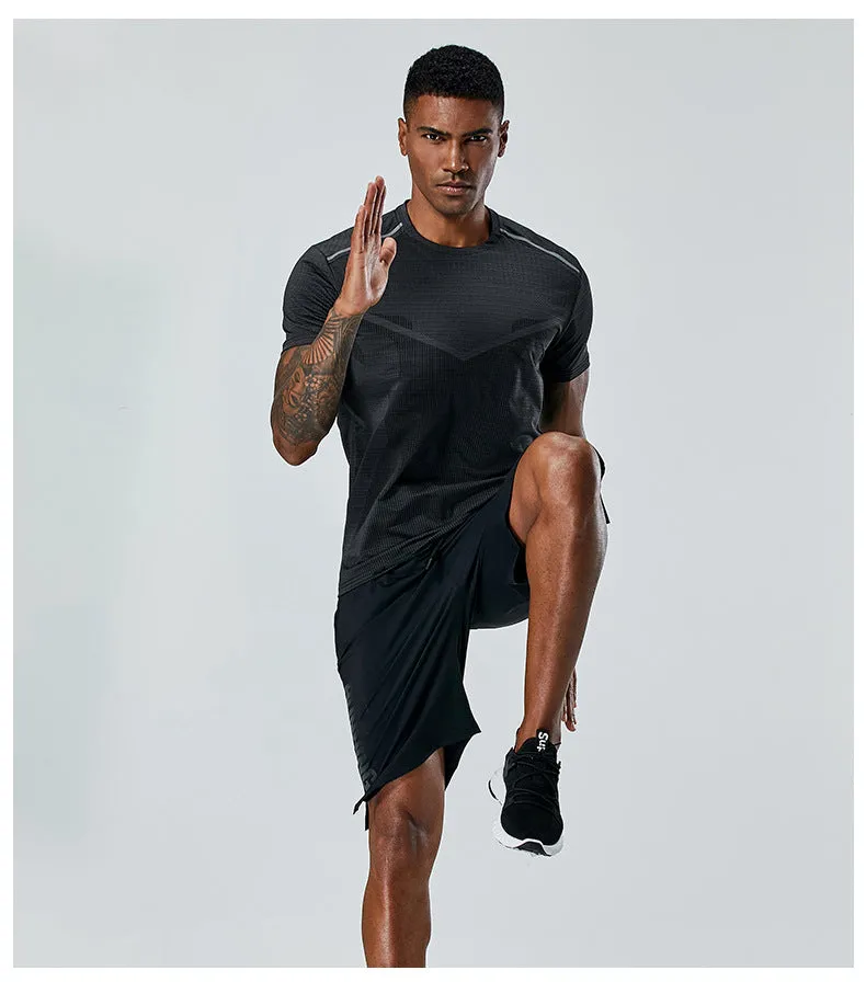 Summer Quick-Dry Reflective Sport T-Shirt for Active Lifestyles
