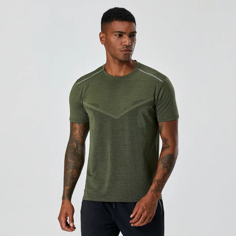 Summer Quick-Dry Reflective Sport T-Shirt for Active Lifestyles