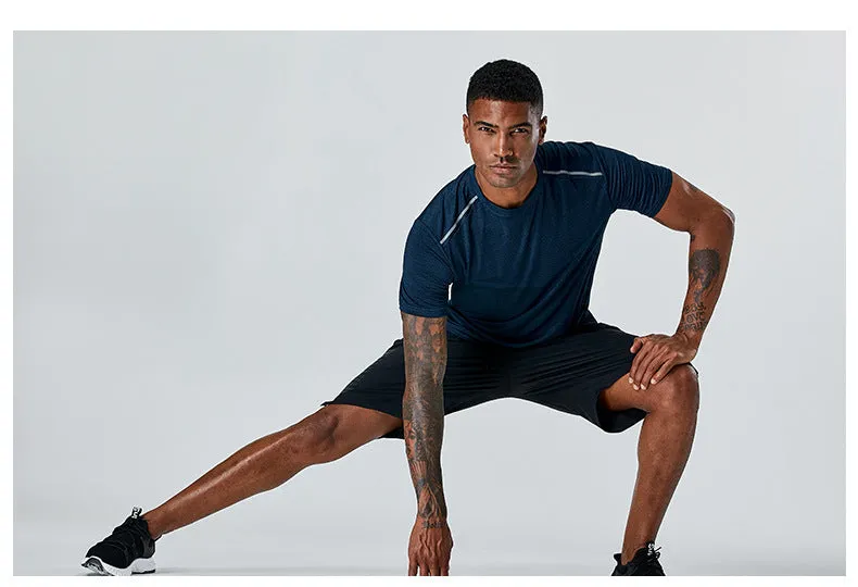 Summer Quick-Dry Reflective Sport T-Shirt for Active Lifestyles