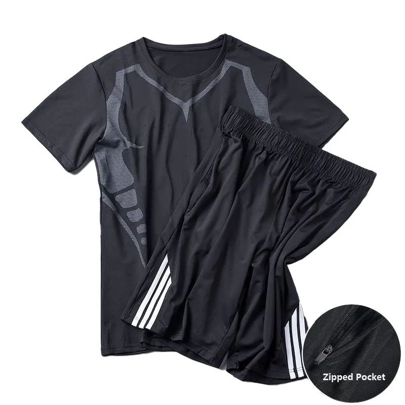 Summer Quick-Drying Cold-Feeling Silky Sports 2-Piece Set