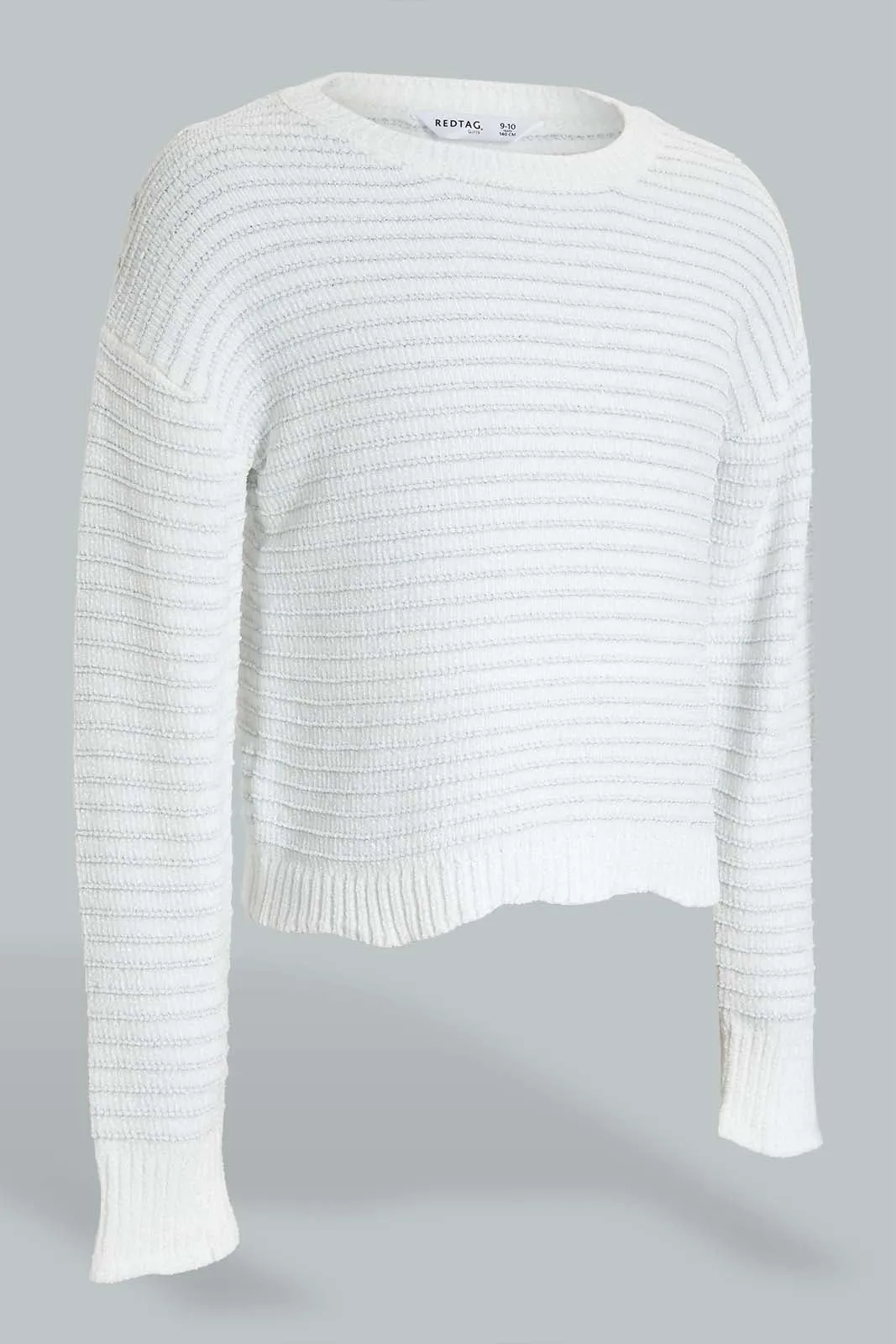 White Stripe Pullover
