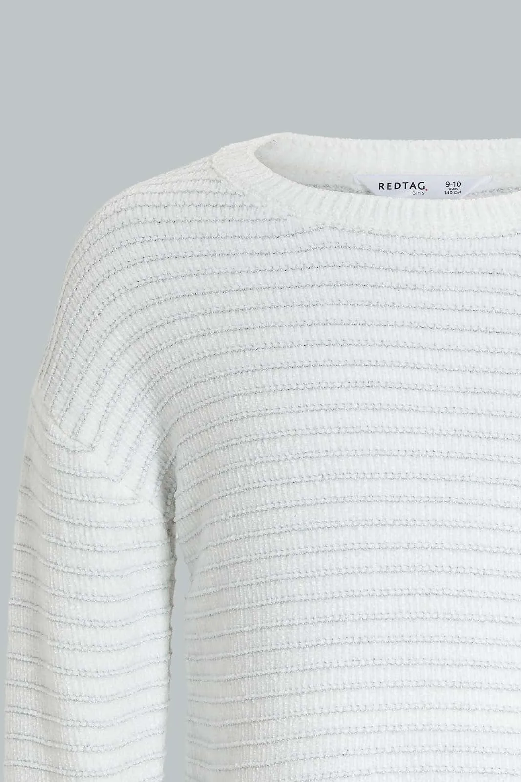 White Stripe Pullover