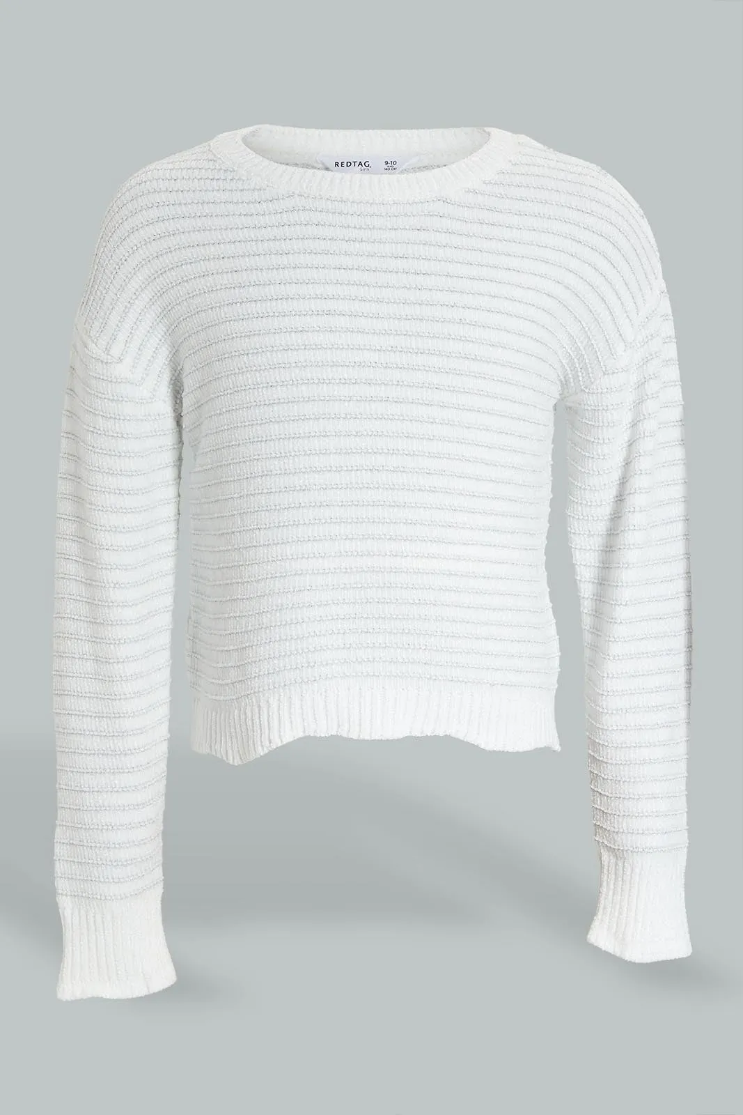 White Stripe Pullover